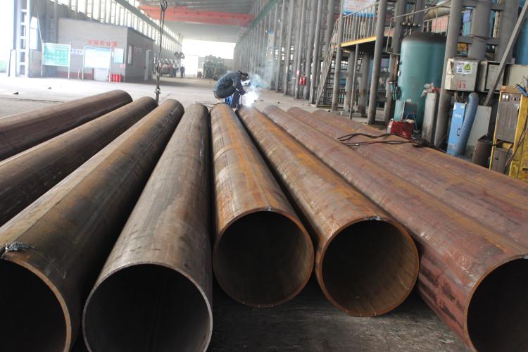 Welding technology of large diameter spiral steel pipe weld