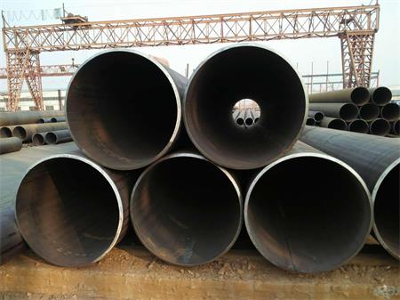 Submerged arc welded pipes with some features