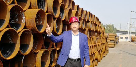 Fire-proof cooling method of seamless steel pipe